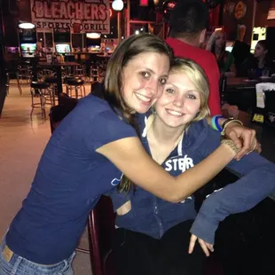Me and one of my bffs at our fav bar!