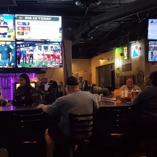 people sitting at the bar