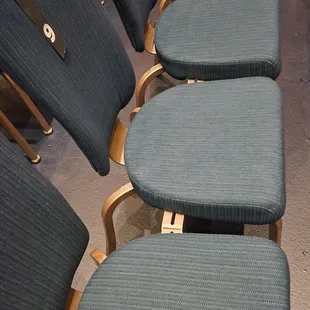 Banquet chairs for the expensive floor/ orchestra seats. August 2023