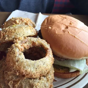 Hamburger onionrings