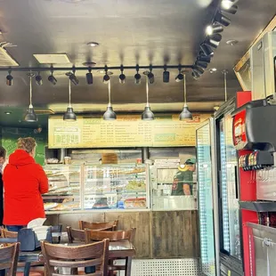 Interior of Bleecker Street Pizza