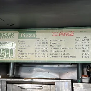 Gluten free available for Nonna Maria and cheese as whole 15" personal pizza