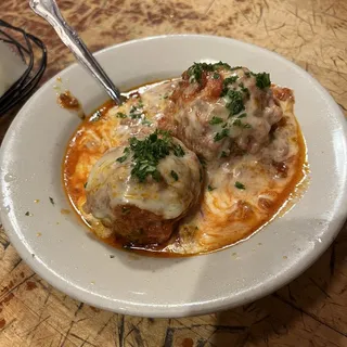 Homemade Meatballs Platter