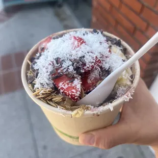 Protein Cacao Berry Bowl $12