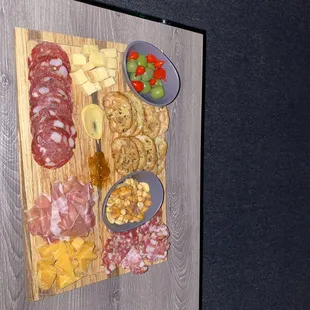 large charcuterie +n we asked for more bread