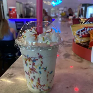 Birthday Cake Protein drink