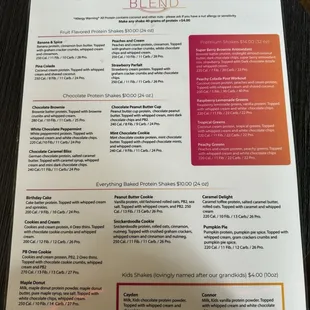 Menus