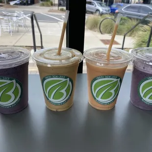 Blueberry muffin, pumpkin pie, tropical, another blueberry muffin so good