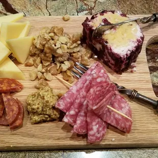 meat and cheese plate
