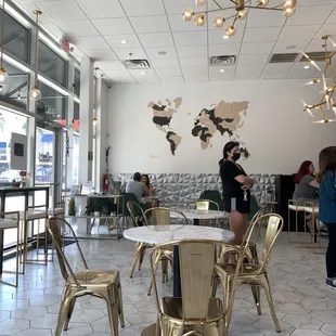 Inside cafe -- beautiful!