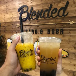 Rose Lychee Fruit Tea with Lychee Jelly