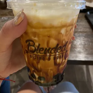 Blended Marble Boba Latte