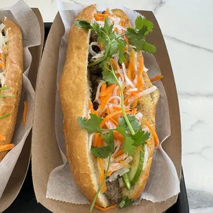 Teriyaki beef banh mi