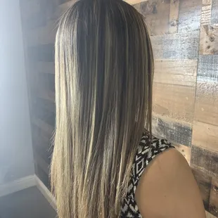 Brazilian blowout by Melissa. Looks and feels great!