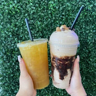 Pecan swirl and sparkler tea!