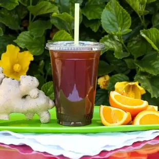 Iced Ginger Tea