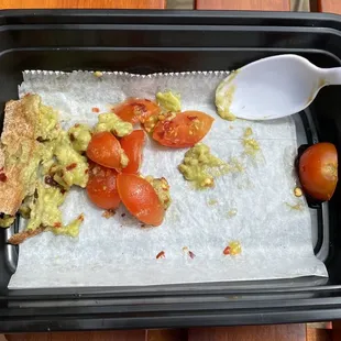 Avocado Toast is weird. I scrubbed off the honey that was generously covering the whole toast, because is made it taste so bad