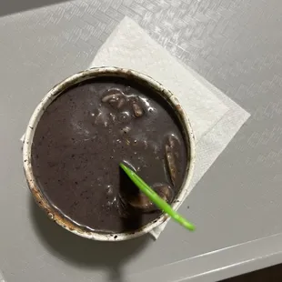 My disaster of a sesher bowl. I paid $16.75 plus tip for it to look like this?