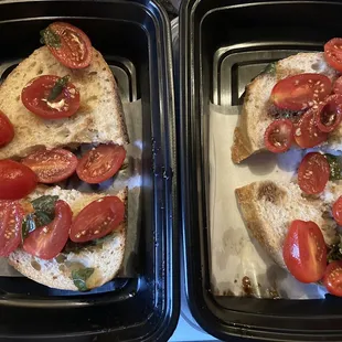 Apparently Bruschetta Toast! Not toasted!