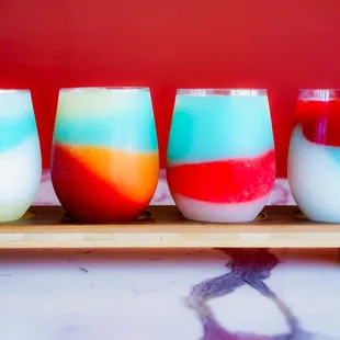 drink, sushi and sashimi