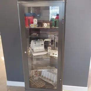 Memorabilia from the bank