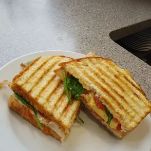 Delicious paninis and wraps