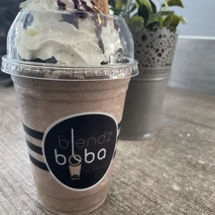 Cookie Monster boba