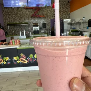 #19 Strawberry Whizzer with Peanut Butter