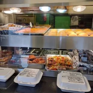 a variety of food items