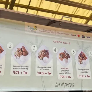Combo menu