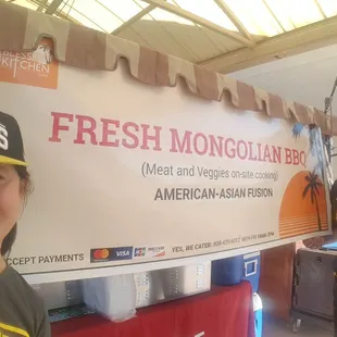 Come taste our newest dish- MONGOLIAN BBQ, with your choice of meat: beef (diced top sirloin, or chicken breast,  or jumbo shrimps. 
.