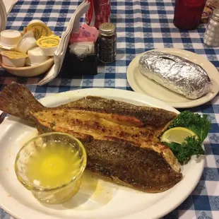 Stuffed flounder...so good!!!