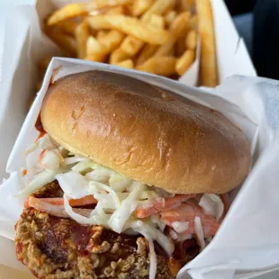 Korean Fried Chicken Sandwich