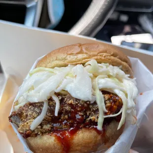 Korean Fried Chicken Sandwich
