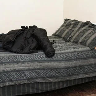 One of the many beds.