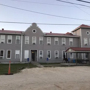 Side view of the Blessings Hotel