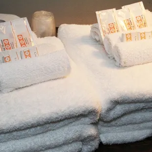 Complimentary Towels.