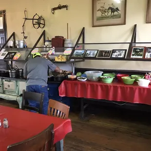 Delicious home cooking. Just like your grandmother's cooking