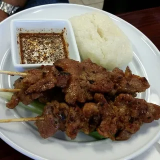 BBQ Grilled Pork with Sticky Rice