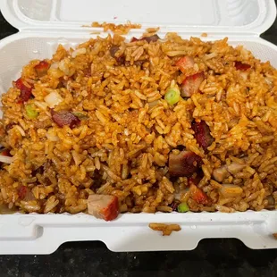 Pork fried rice
