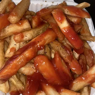 Really good hot fries (I order mine with salt/pepper &amp; ketchup already on it ) Perfect!