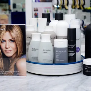 Dry Bar Bleu proudly backbars and retails LIVING PROOF Products