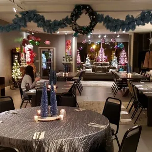 Intimate venue space