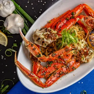 Snow crab Garlic Noodles