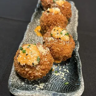 Shrimp fried rice balls