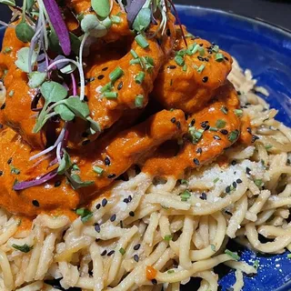 Sweet Garlic Oxtail Garlic Noodles
