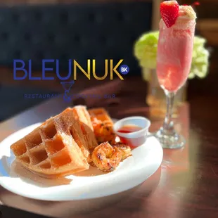food, waffles