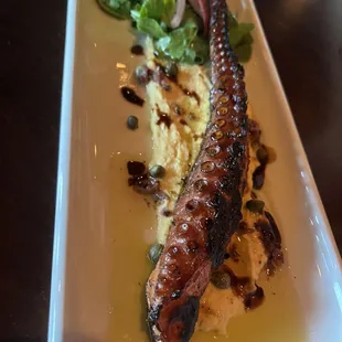 Grilled octopus