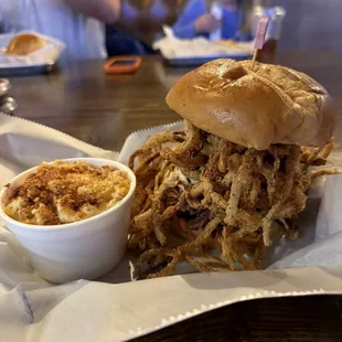 Carolina Q, and cheesy corn bake