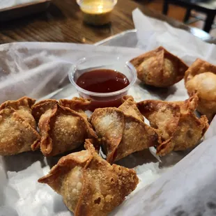 BBQ wonton